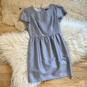 Pink Tartan Grey Silk Dress